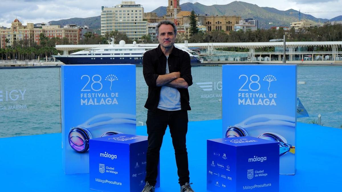 Daniel Guzmán, ayer en Málaga