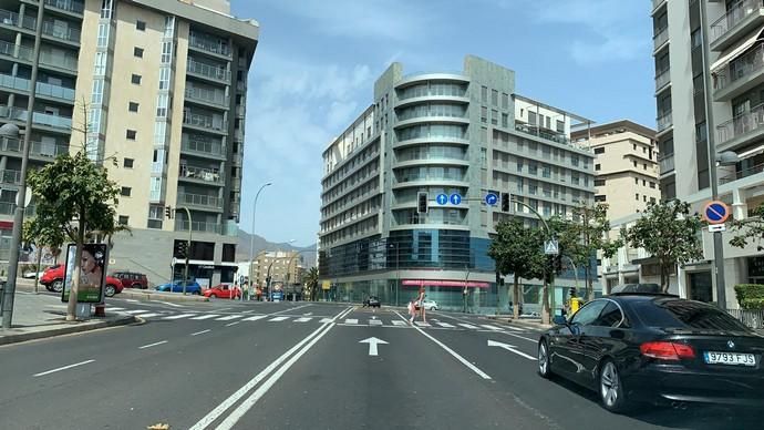 Tenerife, durante el apagón.