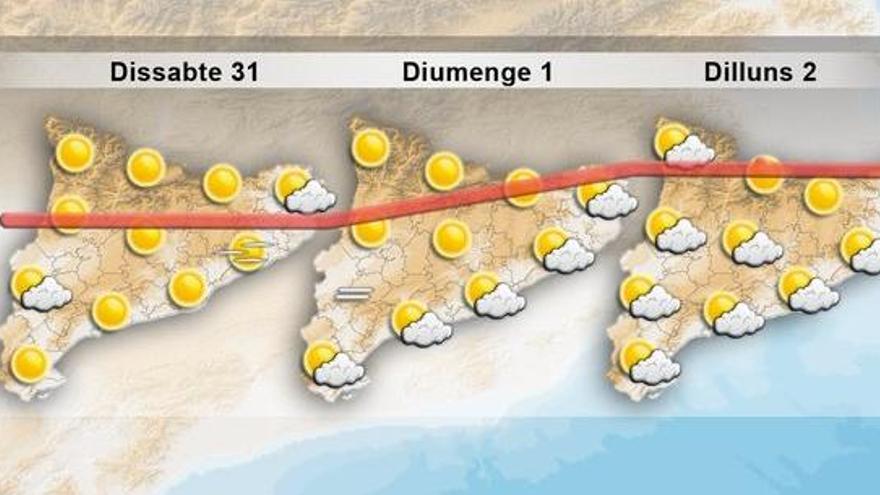 La previsió del temps del Meteocat del 30 d&#039;octubre