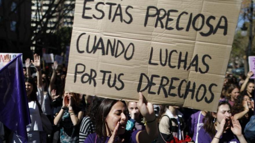 Imagen de archivo de una marcha feminista.