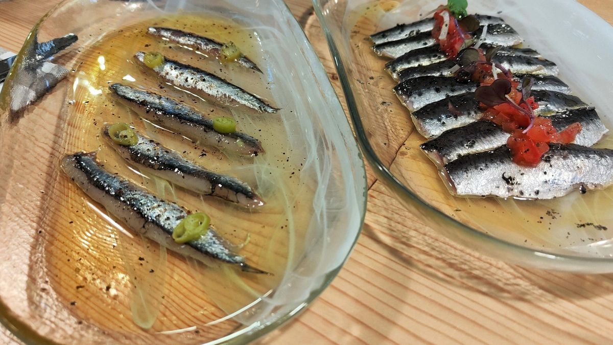 Las anchoas y las sardinas del restaurante Sardineta.