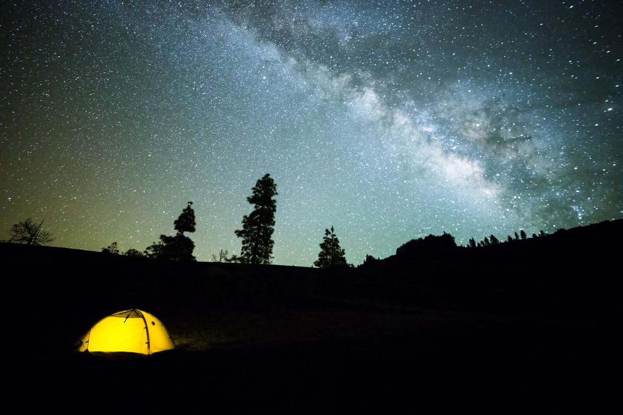 Cielo estrellado desde el Llano del Jable.