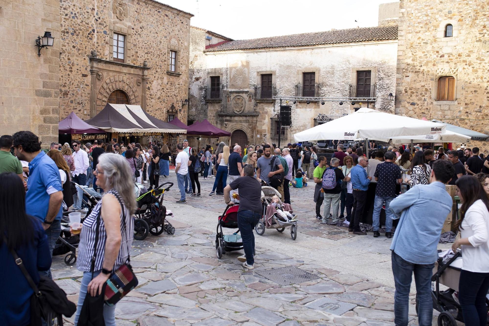 Así se ha desarrollado el sábado en el Mercado de la Primavera de Cáceres