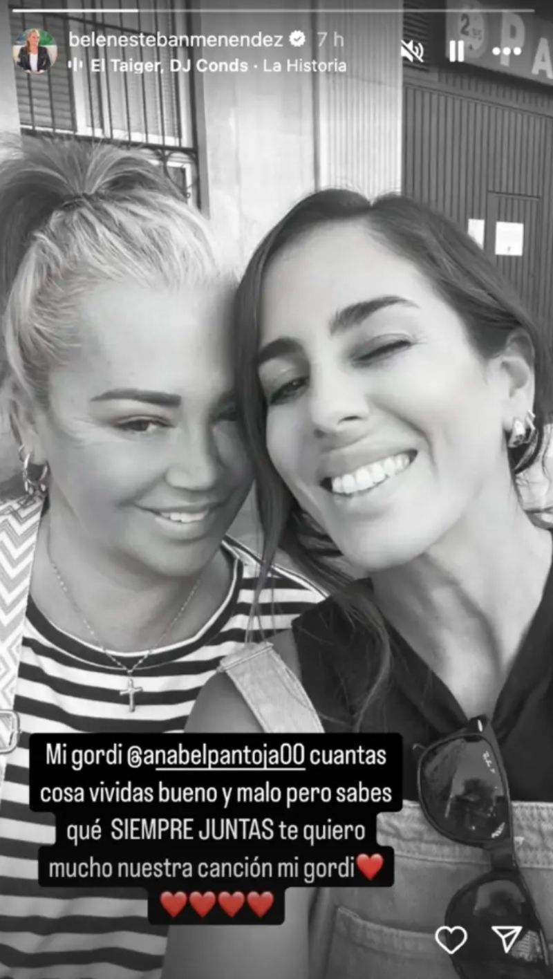 El mensaje de Belén Esteban a Anabel Pantoja