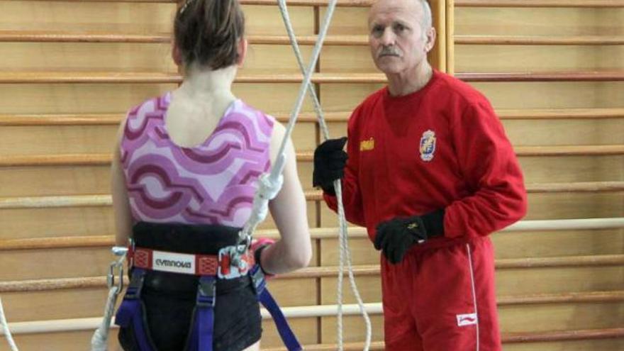 Jesús Carballo durante un entrenamiento en el Centro de Alto Rendimiento de Madrid. // Modem Press