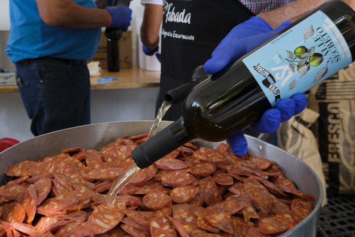 Fiesta de la manzana en Valleseco
