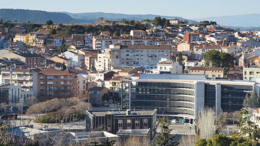 Vistes de Manresa des de Puigterrà |