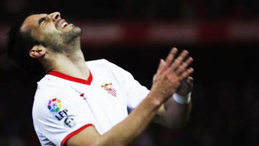 Álvaro Negredo, delantero del Sevilla.