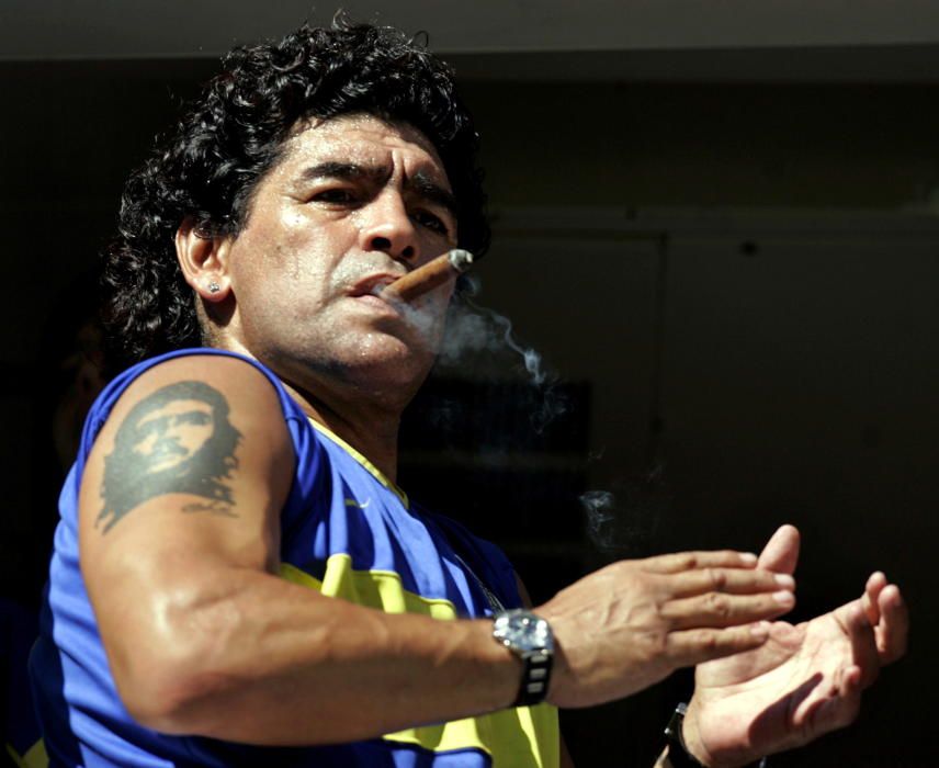 Maradona, en imatges