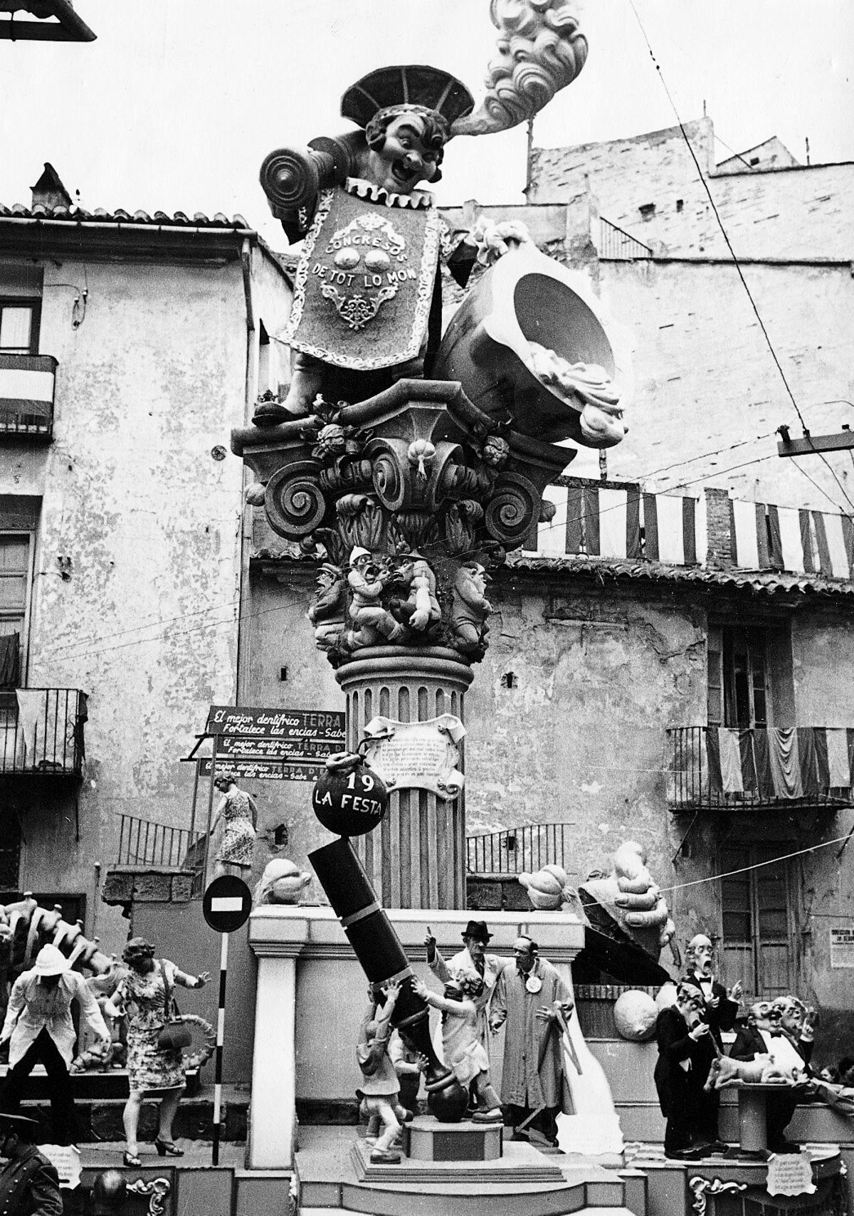 La primera falla de Na Jordana en Especial, de 1954