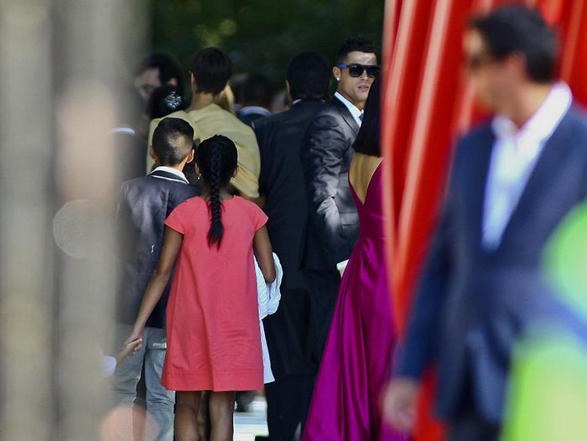 Cristiano Ronaldo en la boda de Jorge Mendes