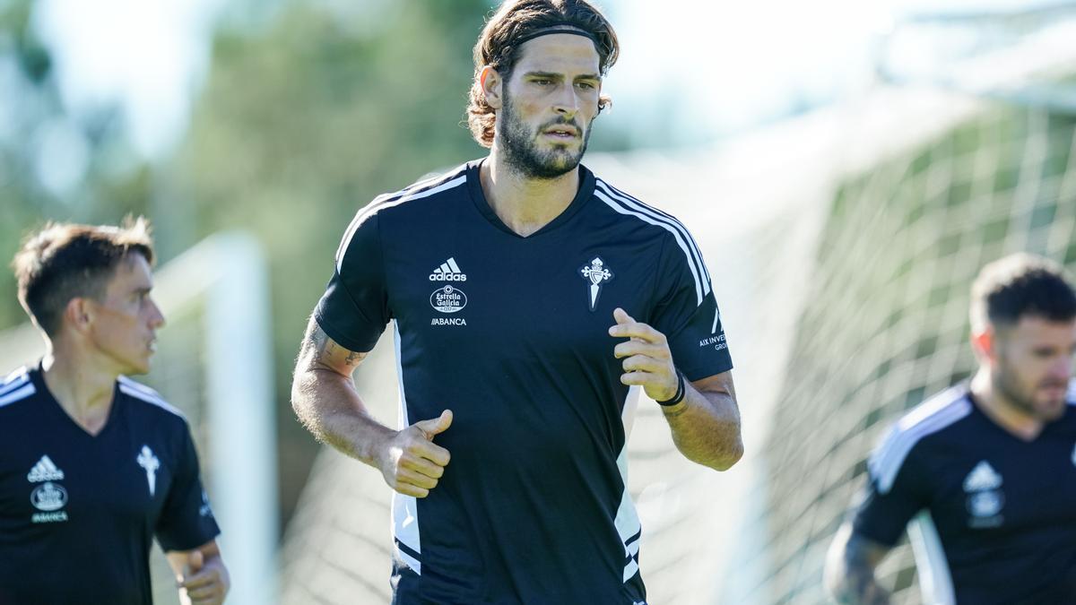 Paciencia, durante un entrenamiento en Afouteza.