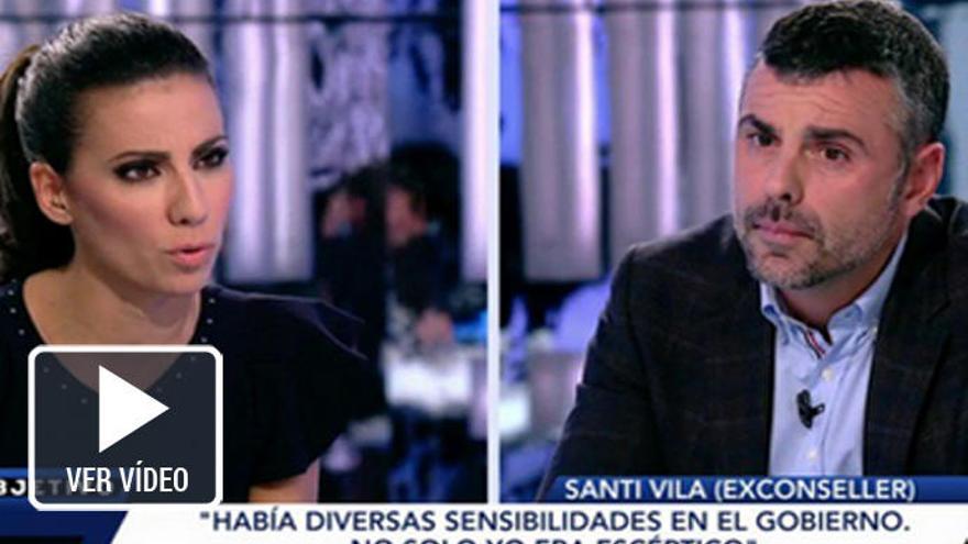 Ana Pastor entrevista a Santi Vila.