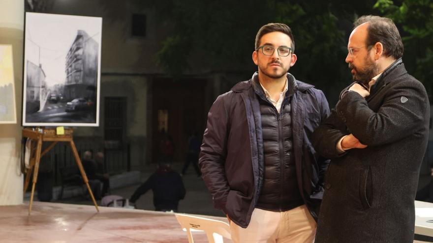 Héctor Troyano i Xavier Jorge, alcalde i tinent d’alcalde, en una imatge del desembre passat a Vilamarxant