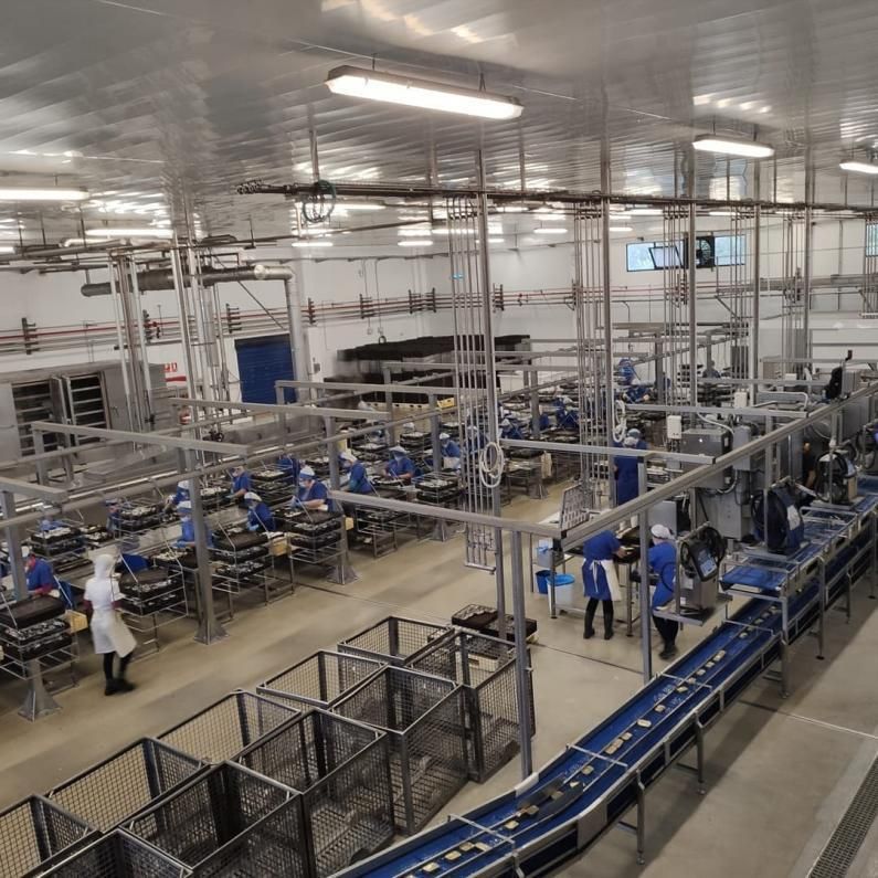 El interior de la fábrica de A Portela, justo antes de cerrar. | // L.P.