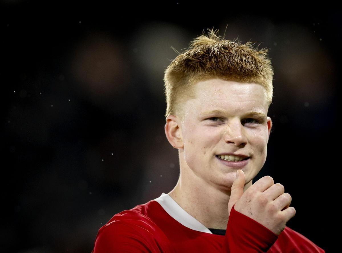 Kees Smit, en un partido con el AZ Alkmaar