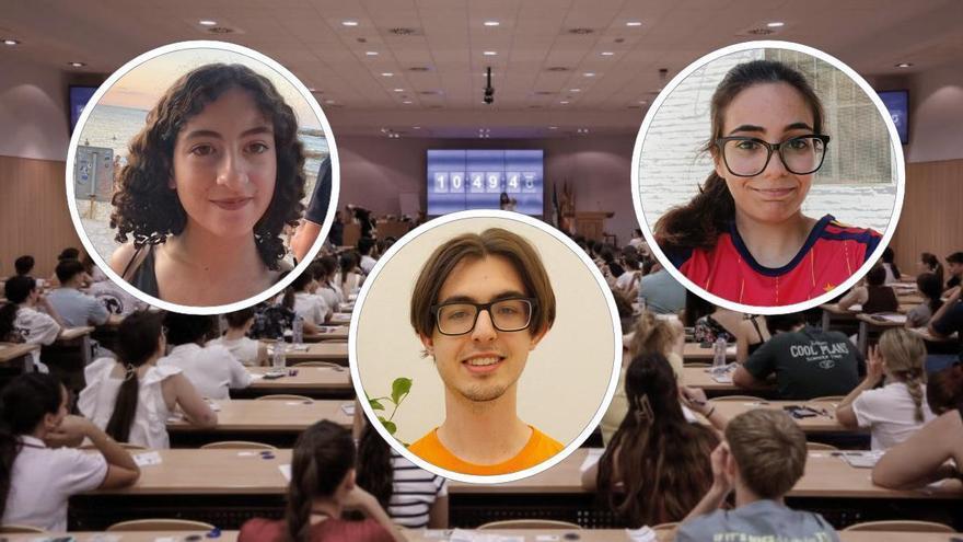 Empate técnico en la segunda nota más alta de la Selectividad en Sevilla: Elisabeth, César y Noelia logran un 13,952
