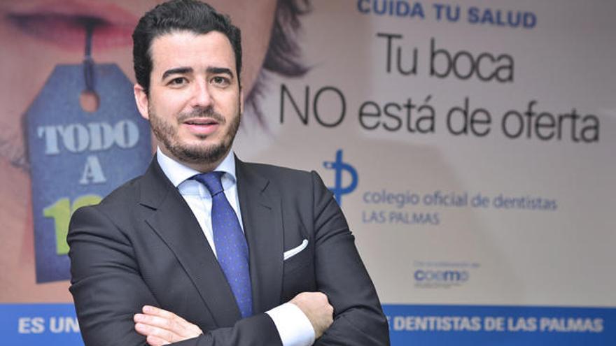 José Manuel Navarro Martínez, presidente del Colegio Oficial de Dentistas de Las Palmas.