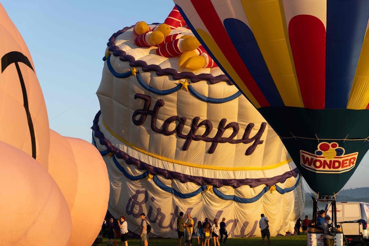 Celebran 40 años del Festival de globos aerostáticos de New Jersey