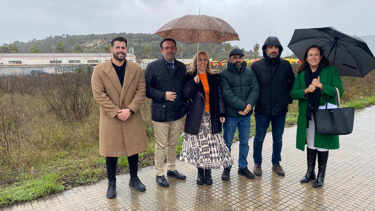 Las autoridades autonómicas y municipales han visitado el polígono de Felanitx.