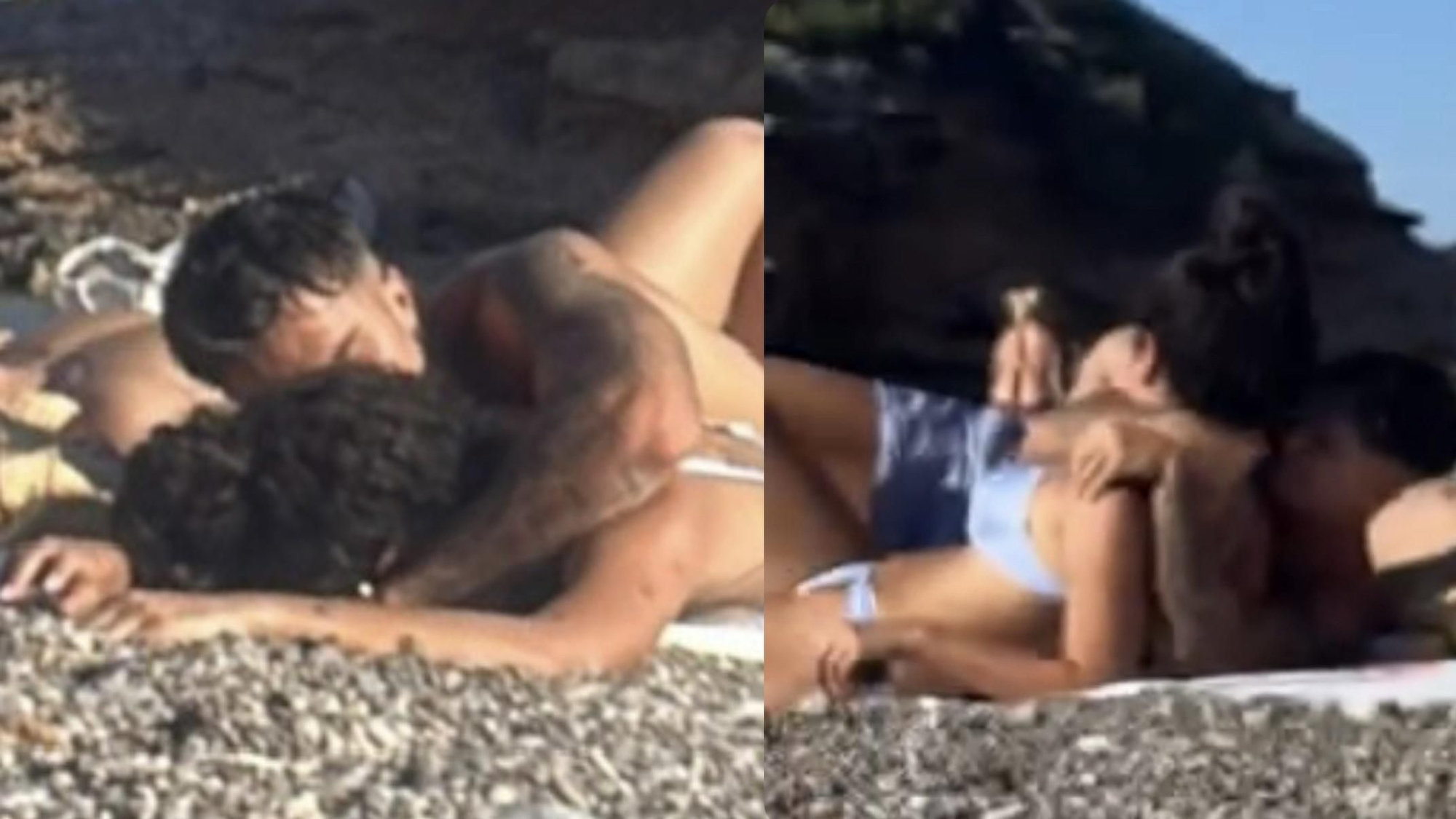 Bayan ha sido pillada en la playa con un soltero de 'La isla de las tentaciones'