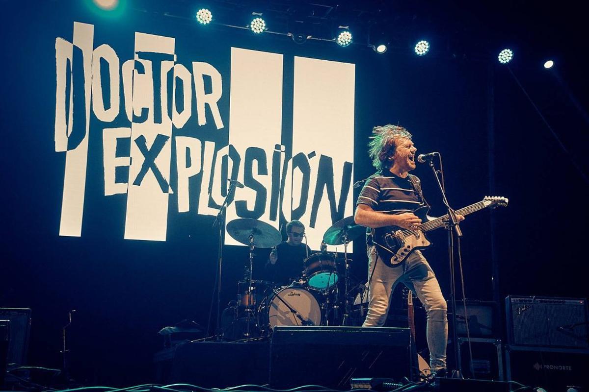 Jorge Explosion durante una actuación en Gijón