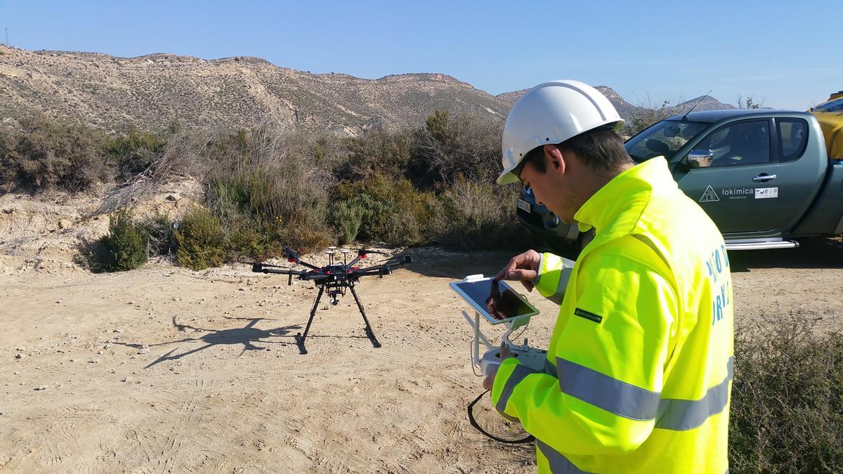 Lokímica ha mejorado sus procedimientos con drones para ganar eficiencia.