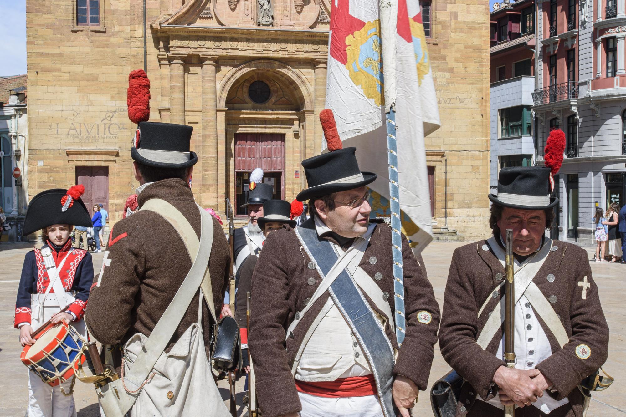 En imágenes: así fue la recreación en Oviedo de la revolución asturiana contra los franceses