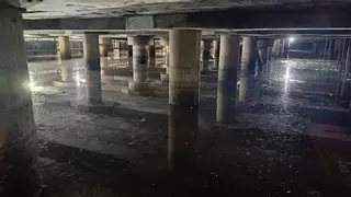 Un monstruo subterráneo que se traga el exceso de lluvia: así es el tanque de tormentas más grande de Europa