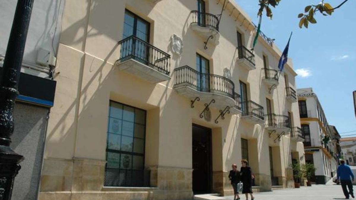 Fachada del Ayuntamiento de Vélez Málaga.
