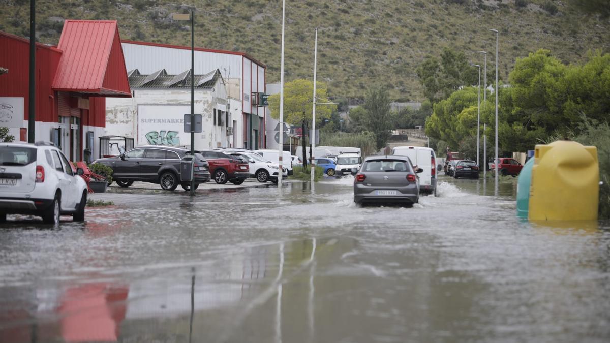 Las fuertes lluvias dejan ya 36 incidentes en el norte de Mallorca