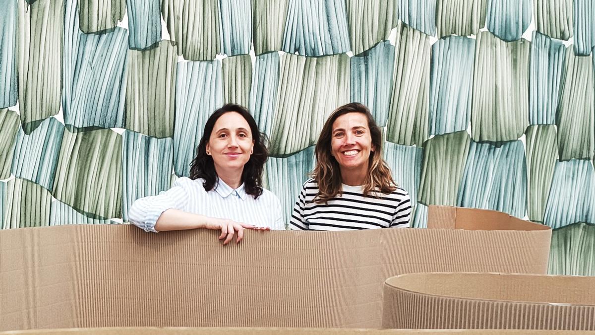 Las arquitectas invitadas Ana Barreiro y África Martínez.