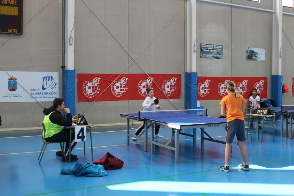 Final de tenis de mesa de Deporte en Edad Escolar