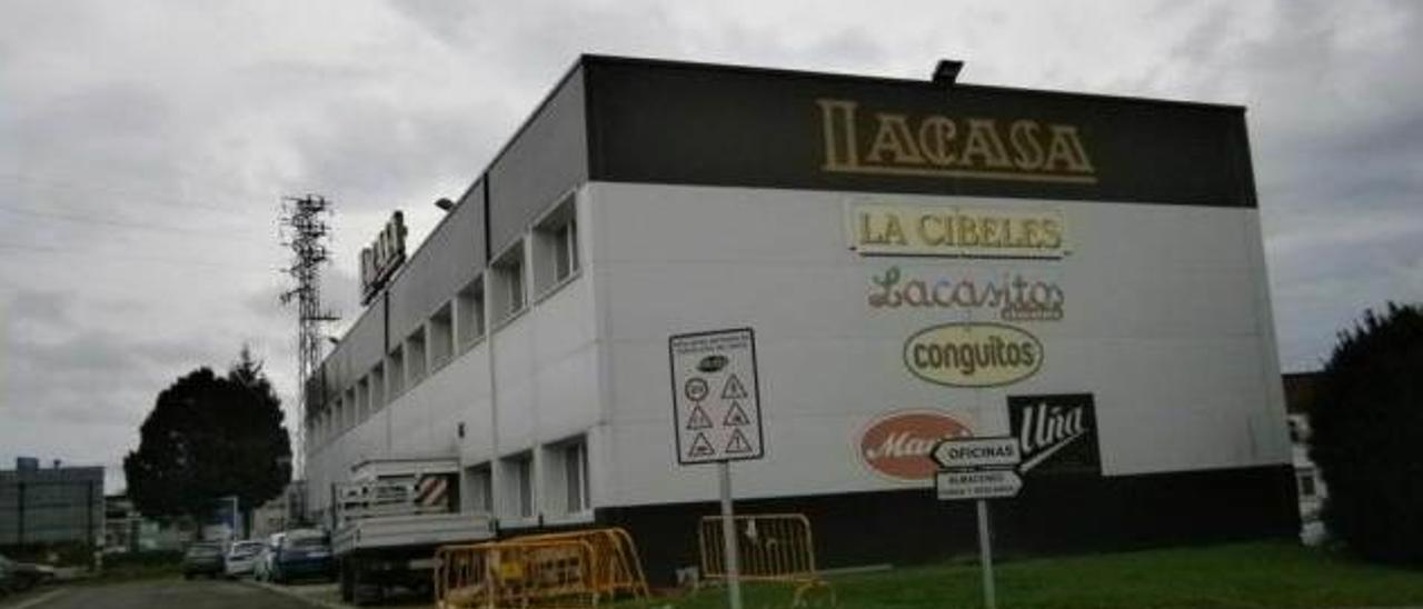 Fábrica de Lacasa y La Cibeles en Meres (Siero).