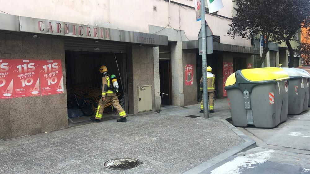Fuita de gas al carrer de la Rutlla a Girona