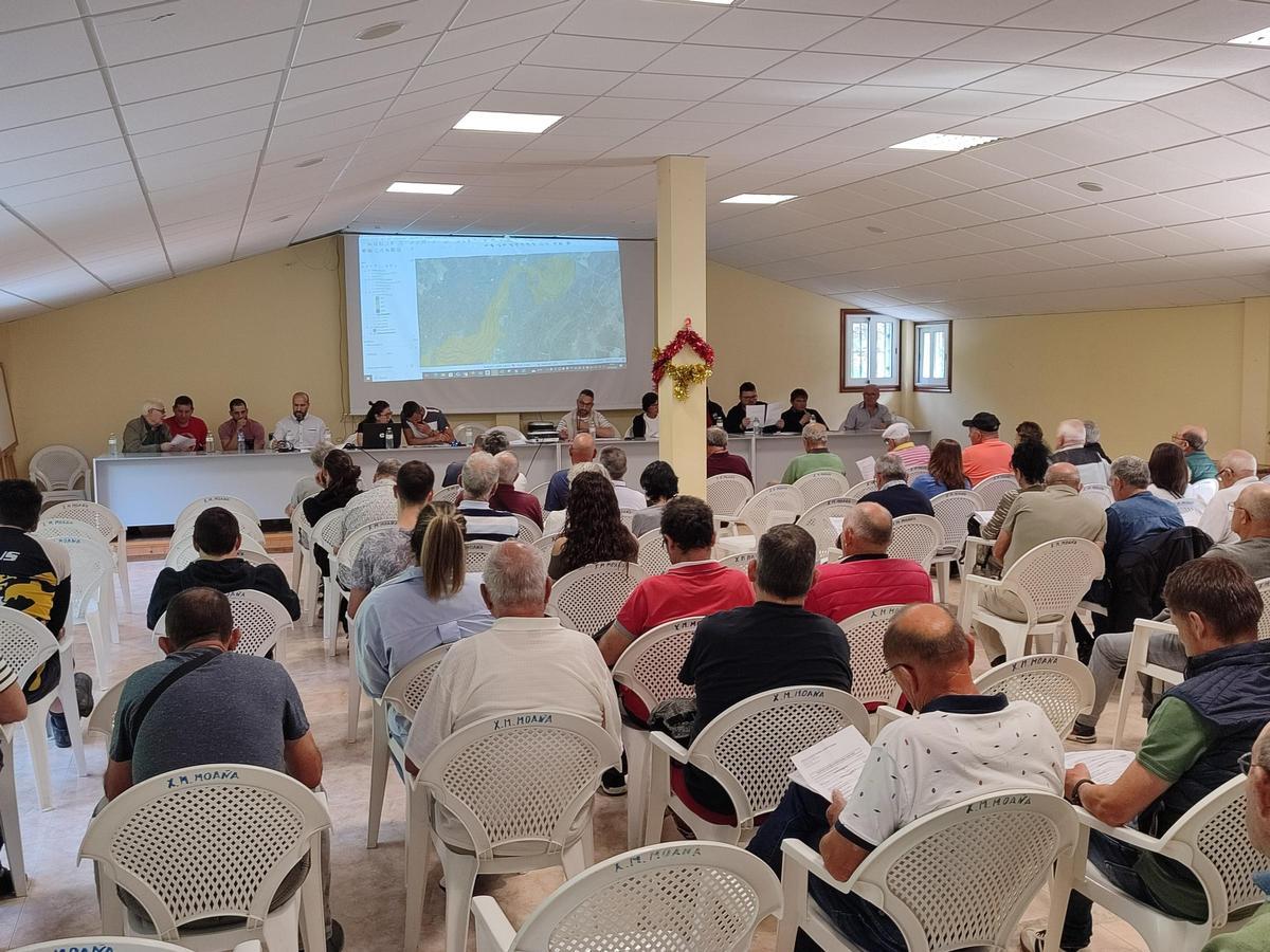 La asamblea de los comuneros de Moaña de 2025.