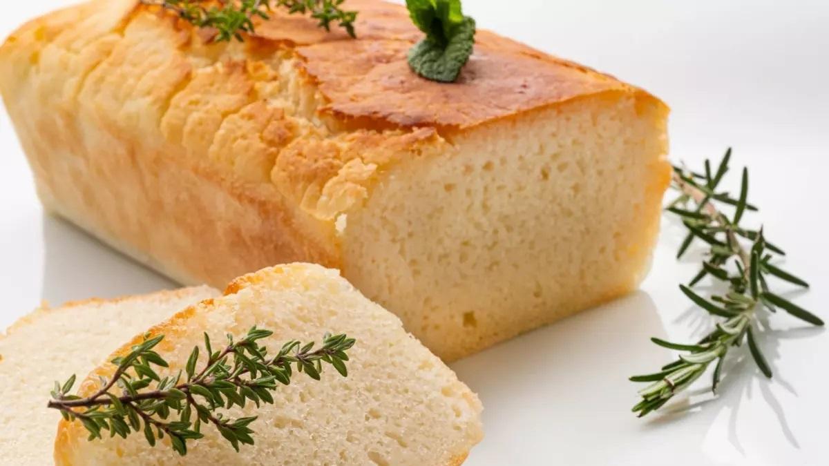 Pan apto para celíacos, hecho con arroz glutinoso.