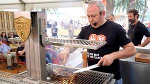 Gregorio Tolosa, del restaurante Bidea 2, durante su participación en Meat & Fire.