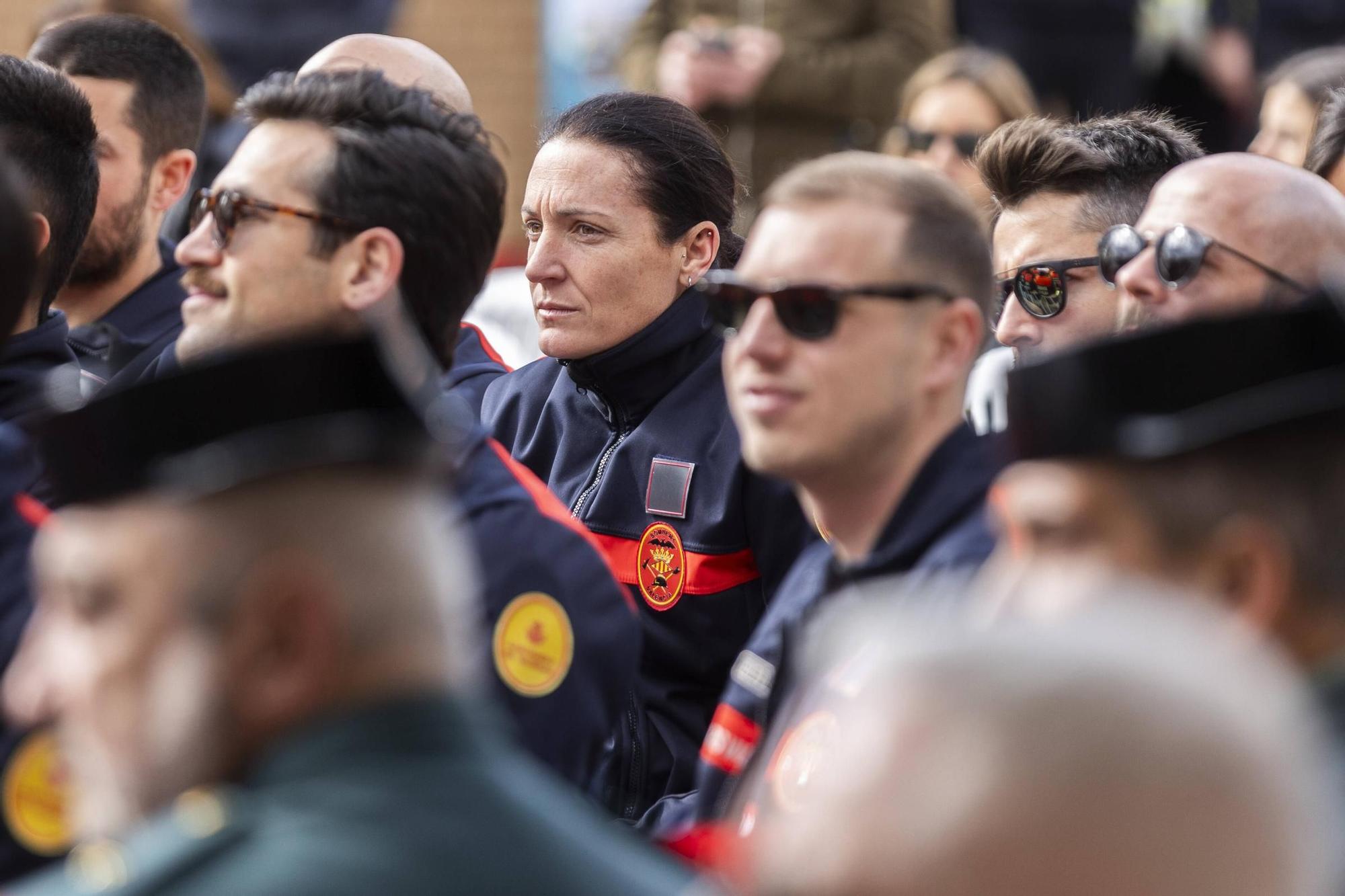 Acto con motivo de la festividad del Cuerpo de Bomberos de València