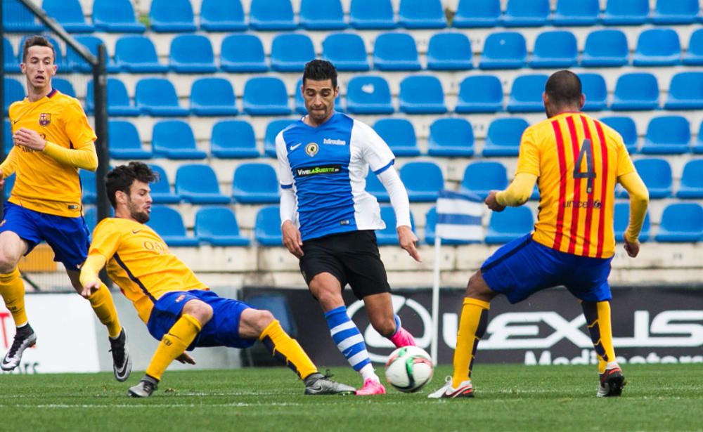 Hércules 0 - Barcelona B 2