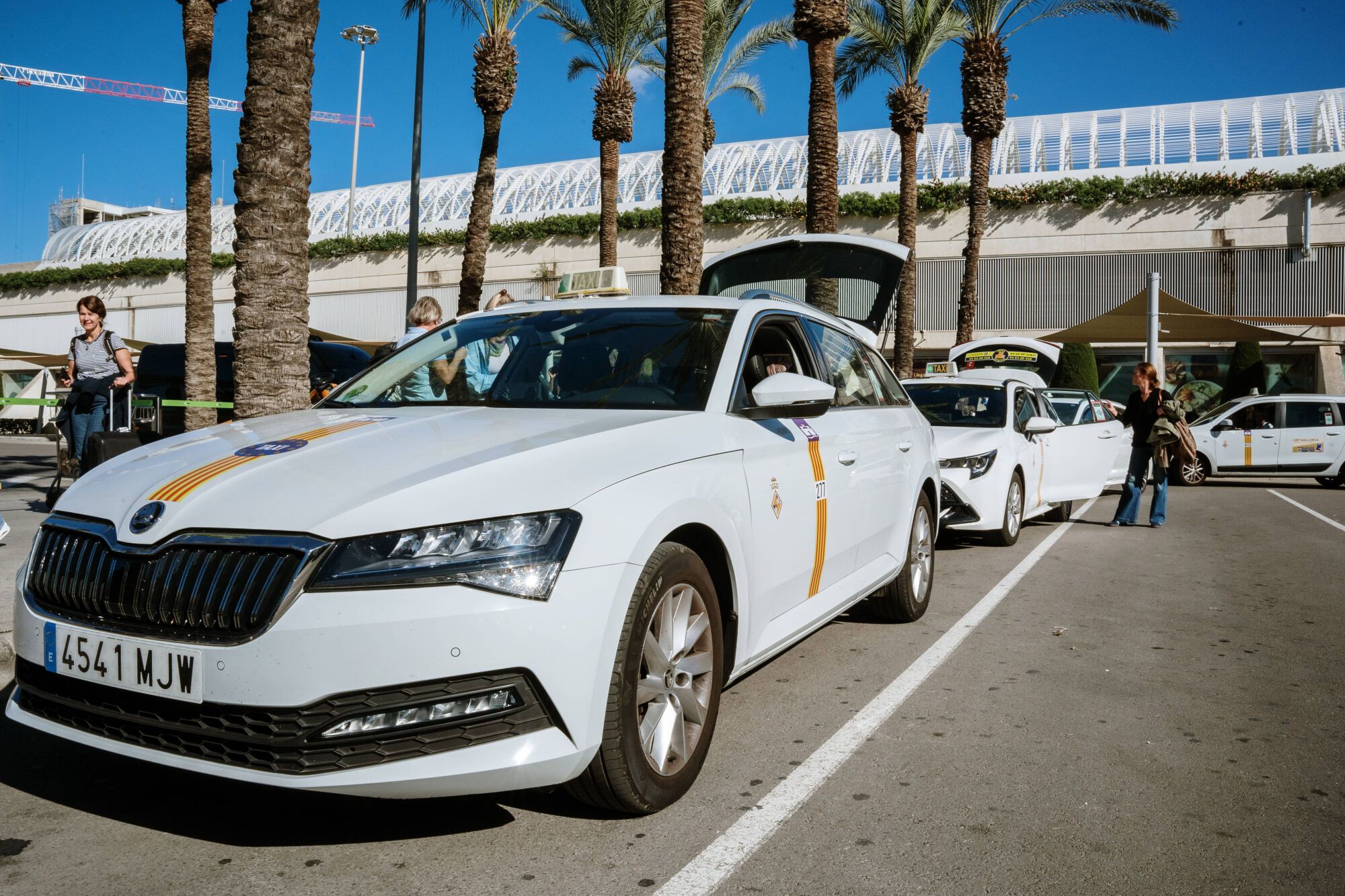 Taxis aeropuerto de Palma Son Sant Joan - Nueva parada de taxis - Obras aeropuerto
