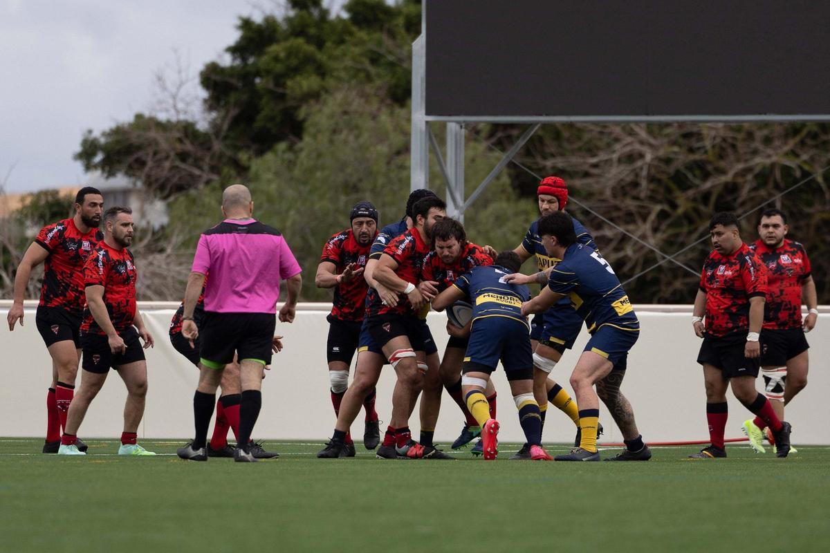 Primer partido en es Putxet: Ibiza Rugby-Menorca