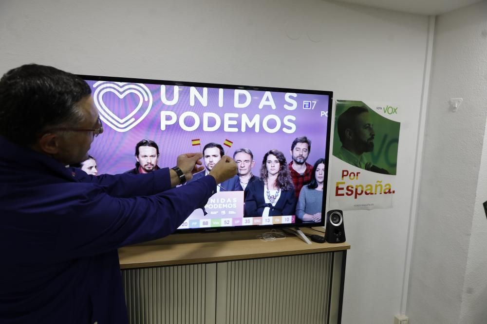 Noche electoral de Vox en Asturias