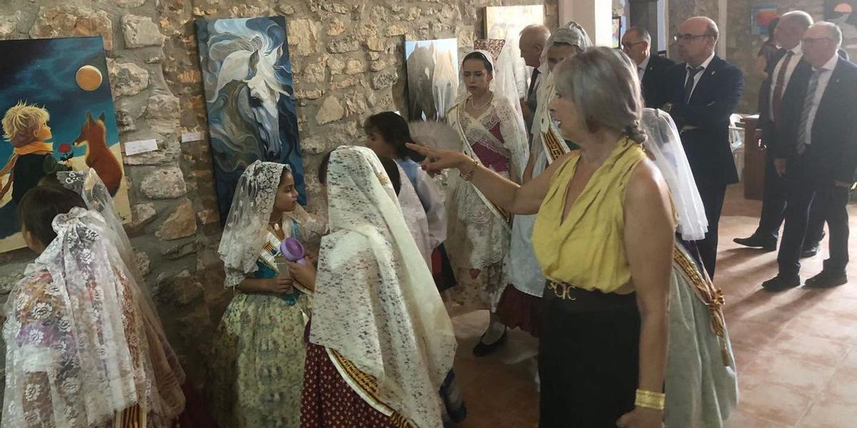 La inauguració d'una exposició ha estat un dels actes organitzats per a la jornada d'aquest dimecres.