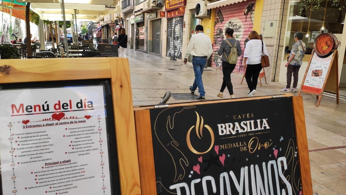 Calle Rausell, el viernes pasado.