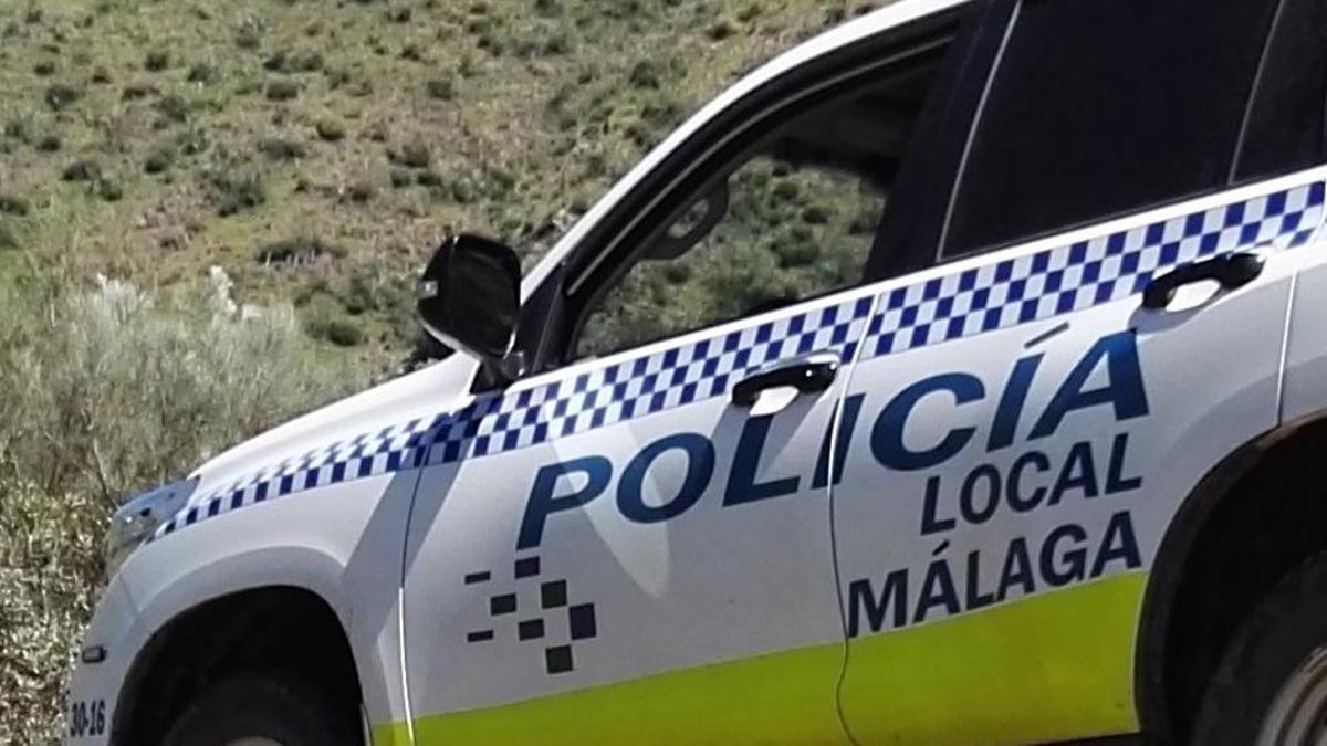 Un coche de la Policía Local de Málaga.