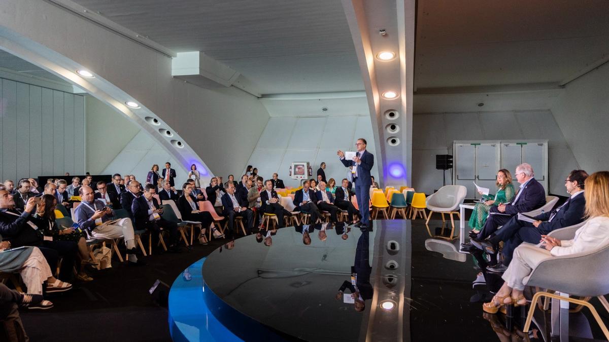 Uno de los paneles del Encuentro Internacional de Rectores Universia.