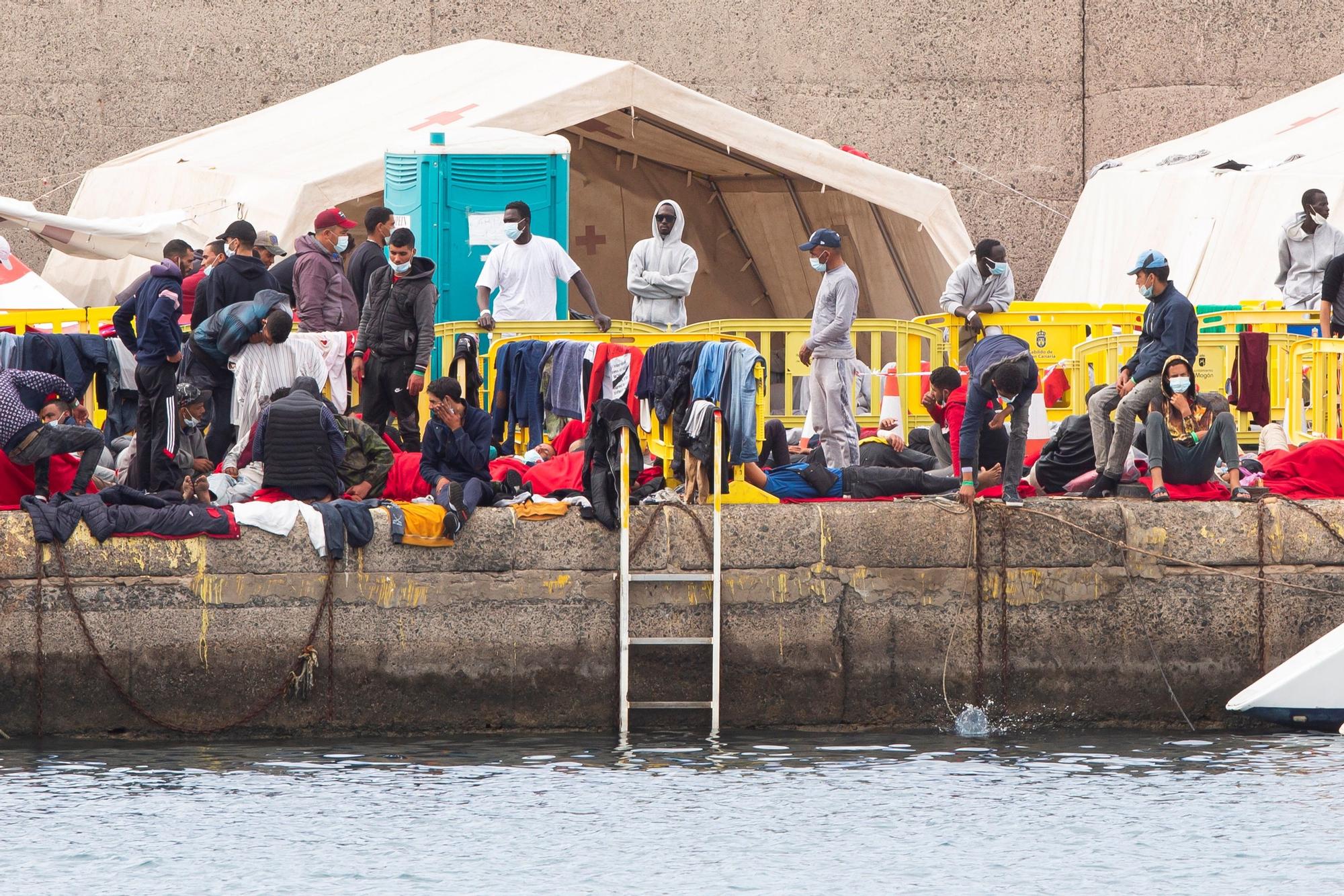 Rescate de 281 inmigrantes en Canarias este jueves