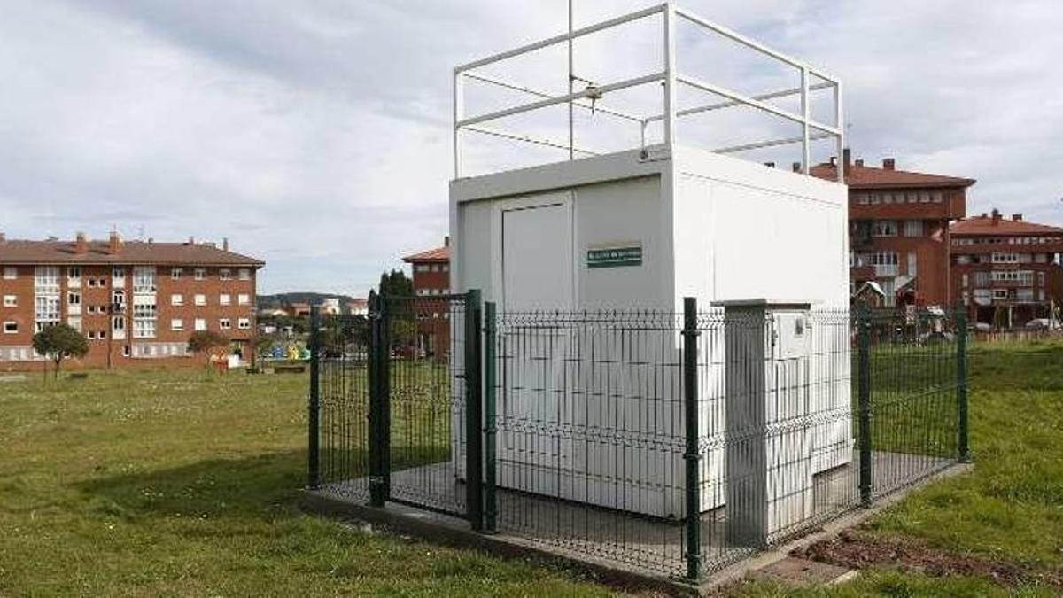 Estación de medición en Asturias