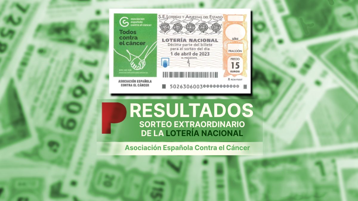 Billete décimo Lotería Nacional. SORTEO EXTRAORDINARIO DE LA ASOCIACIÓN ESPAÑOLA CONTRA EL CÁNCER (AECC)